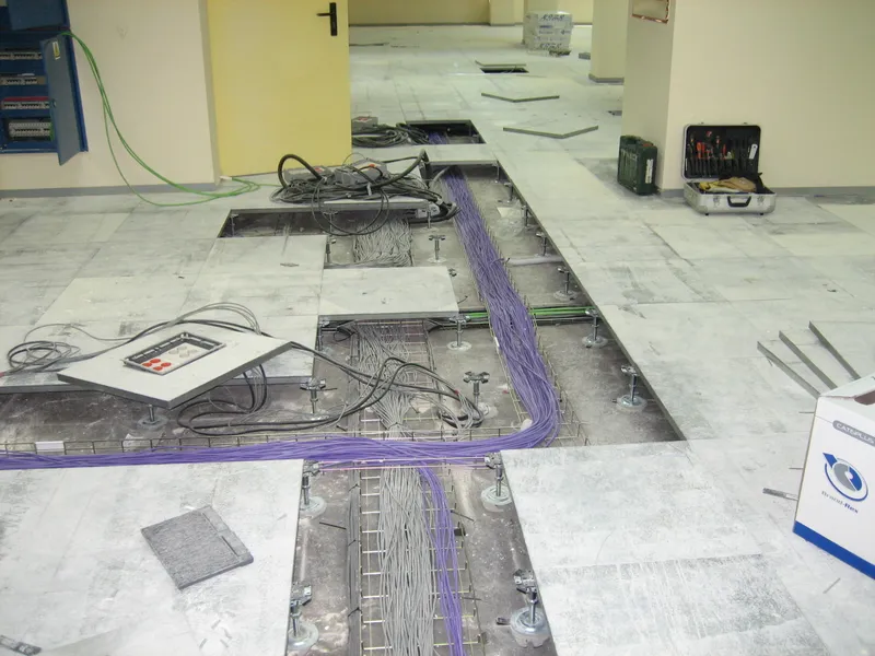 Structured cabling distribution during renovation