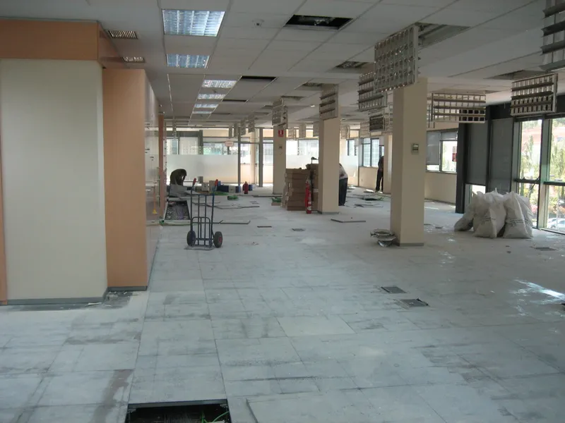 Office space during network infrastructure works